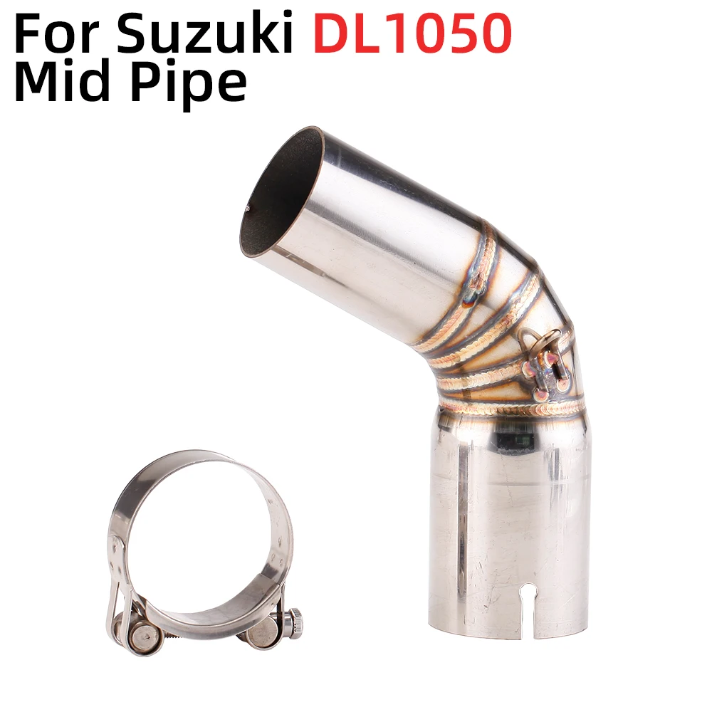 Для Suzuki DL1050 Система Escape Slip On Передняя труба Соединительная труба Оригинальная полная выхлопная система мотоцикла