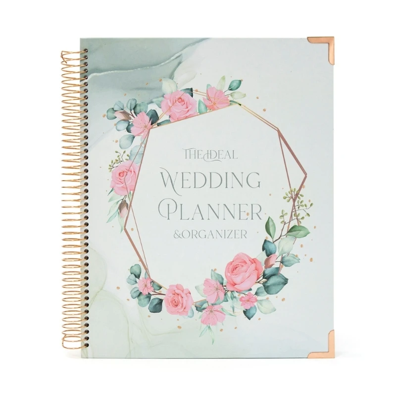 Планировщик свадеб с цветами Книга для планирования свадьбы Свадебный журнал Подарок для будущей невесты на помолвку